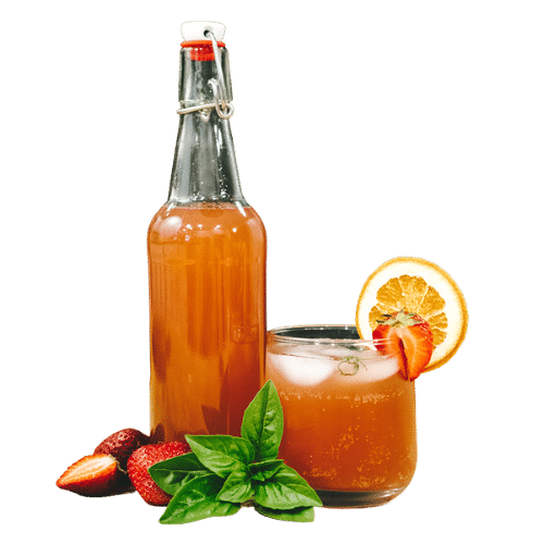 strawberry soda transparent